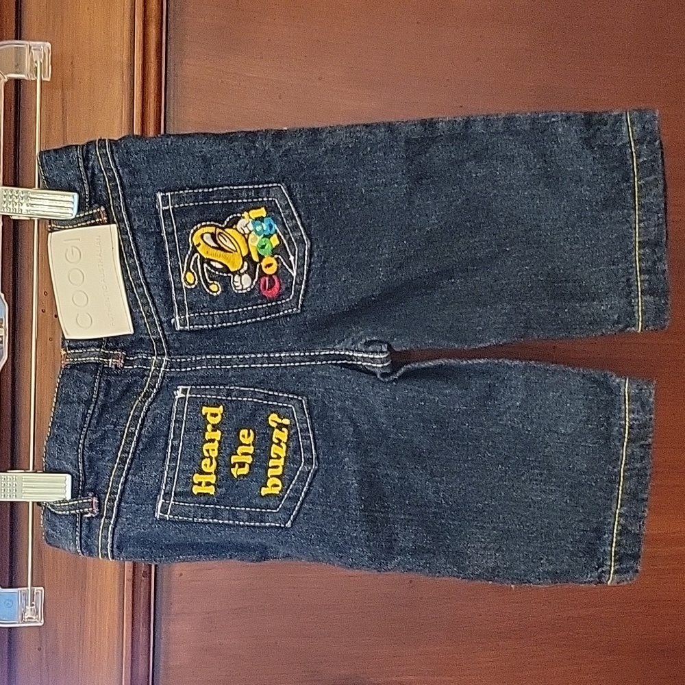 Coogi | Baby Boys Dark Wash Jeans in Size 6-9 Months - Heard The Buzz? - Picture 3 of 9